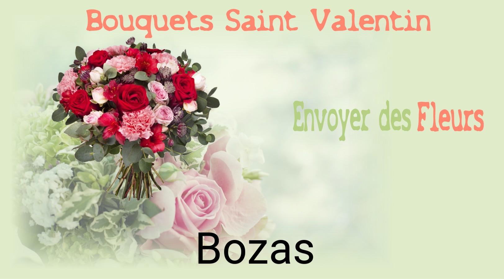 Roses de Saint-Valentin livrées à Bozas